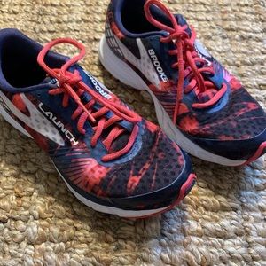 Brooks Launch 3 Red Blue Running Athletic Sneaker